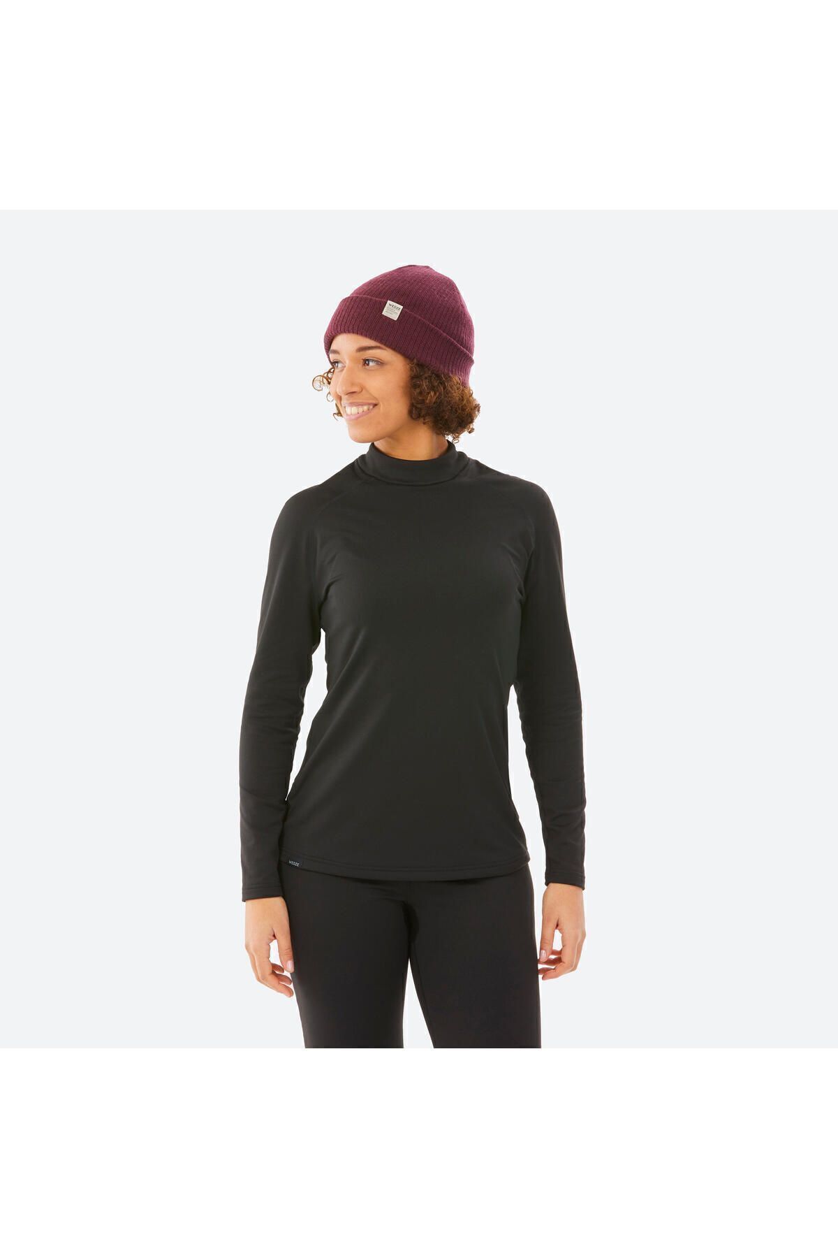 Decathlon Kadın Üst Kayak İçliği - Siyah - BL 500 TYCEU86EXN170181652382840
