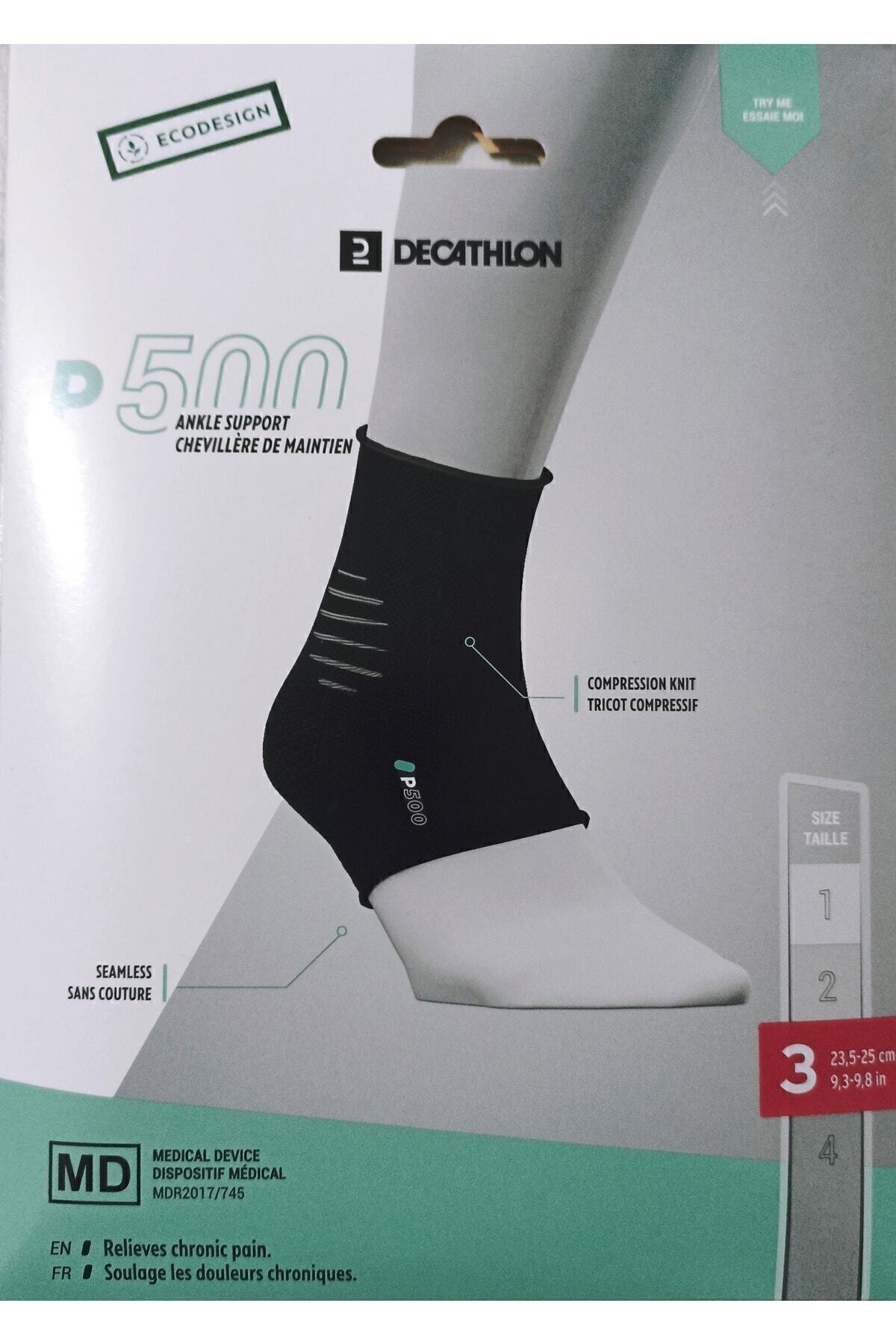 Decathlon Tarmak Yetişkin Sporcu Ayak Bileklik Prevent Siyah P500 CN Ticaret 8796387