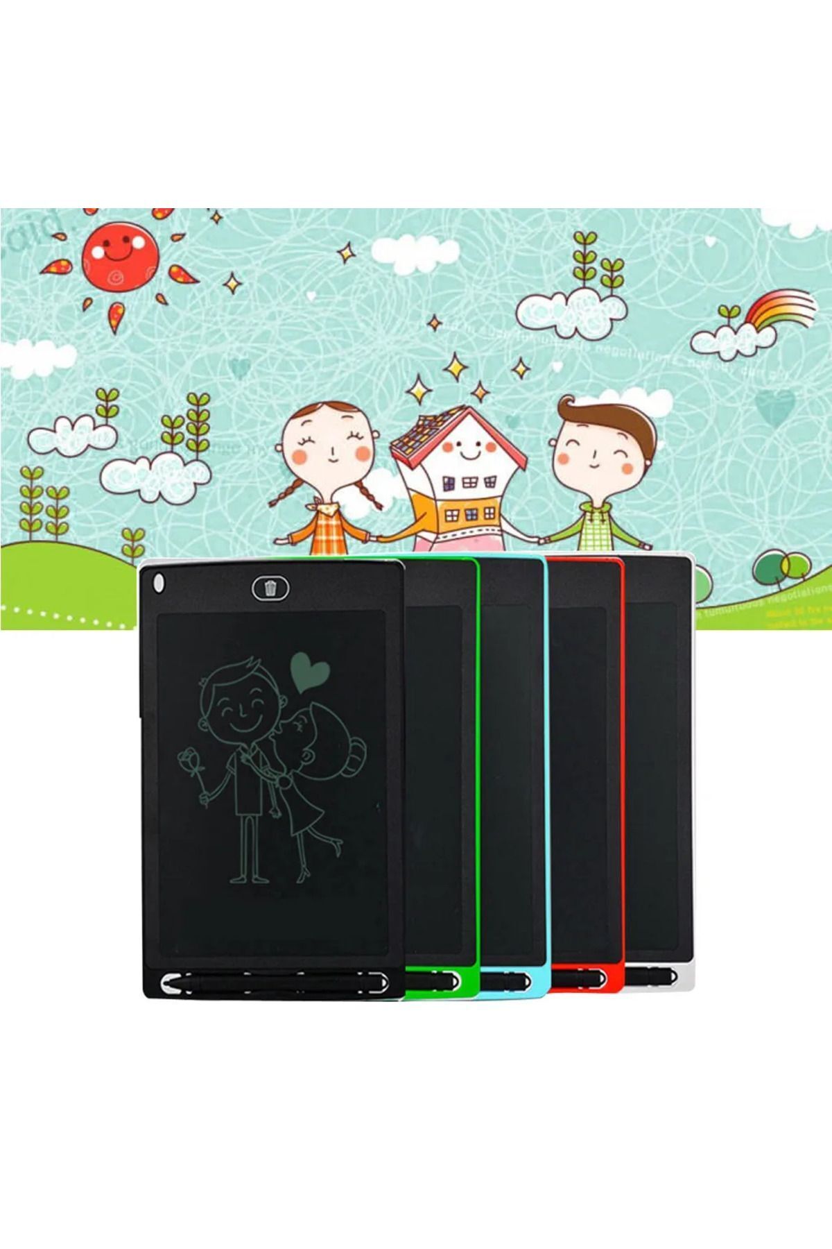 Brother Toys Çocuk Yazı Tahtası Oyuncak Çizim Tableti Lcd 8.5 Inc Eğitici Ve Öğretici Glrshop fotoğrafı 2 (önizleme)