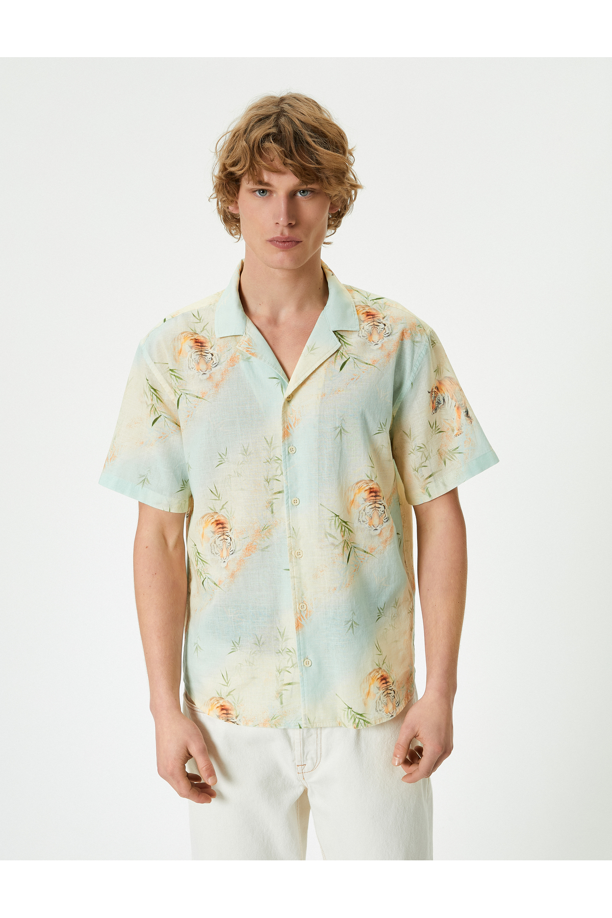 پیراهن مردانه کوتون | 4SAM60049HW Koton - Image 3