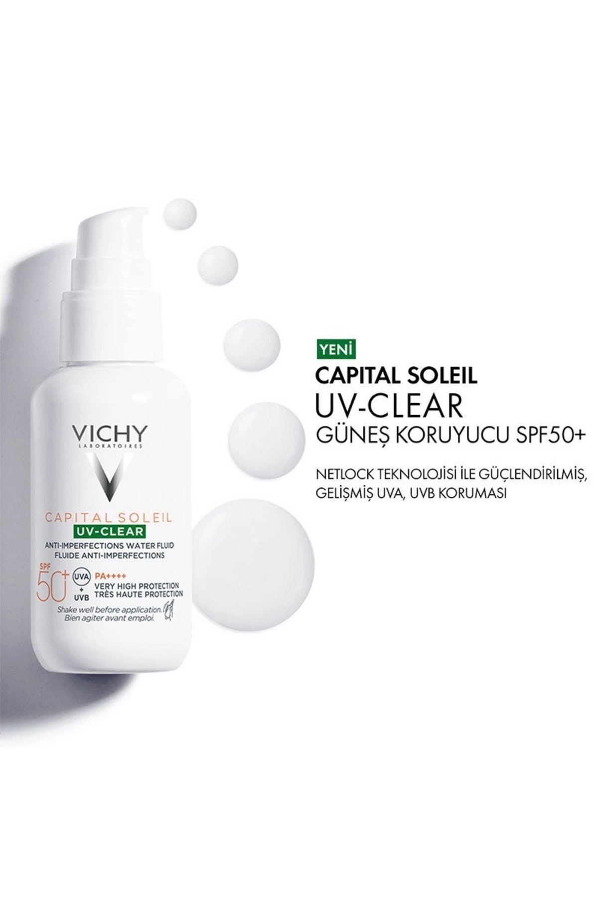 Vichy-Capital Soleil UV Clear - Oily and Acne Prone SPF50+ Sunscreen 40 ML 2