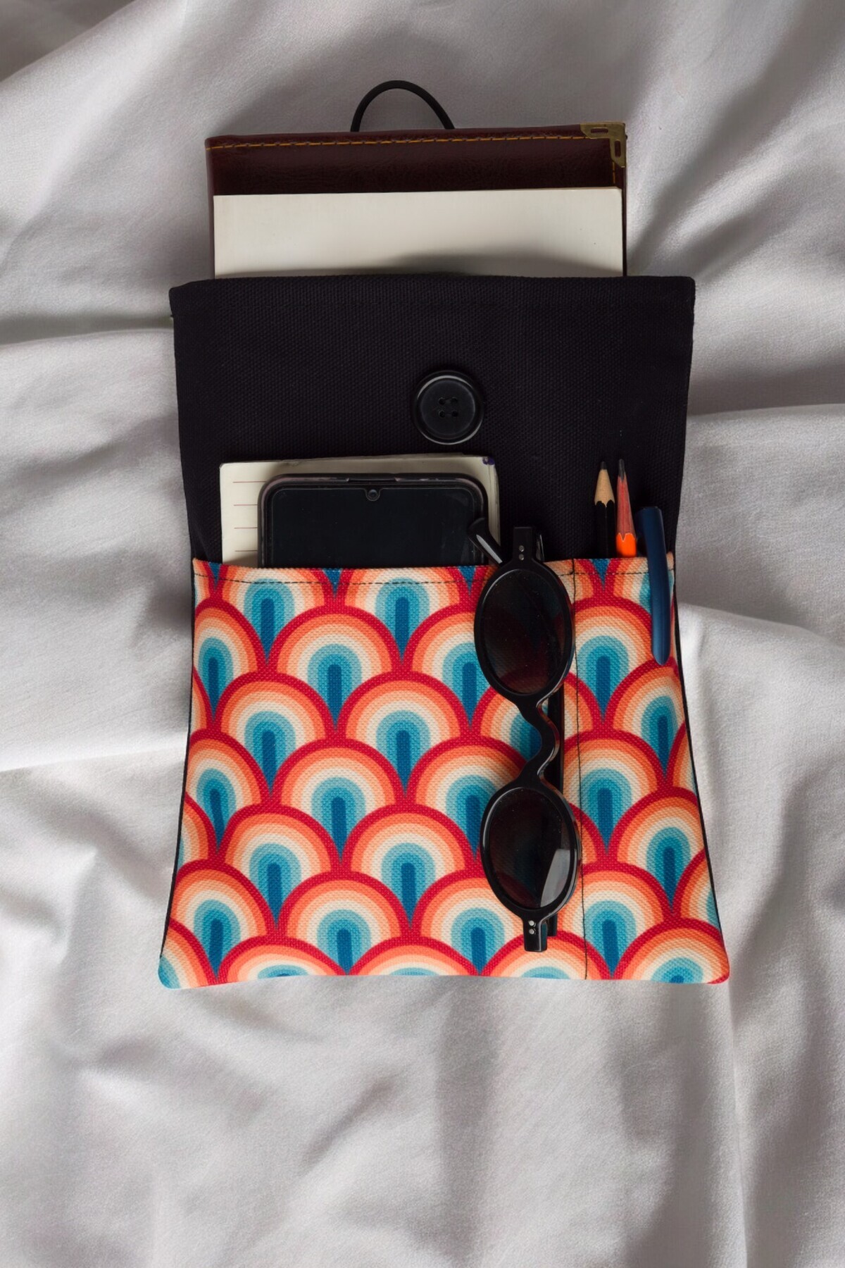 MABUDE Cepli Kitap Kılıfı Book Cover Kitap Koruma Organizer Kitap Ve Tablet Çantası MCK0040