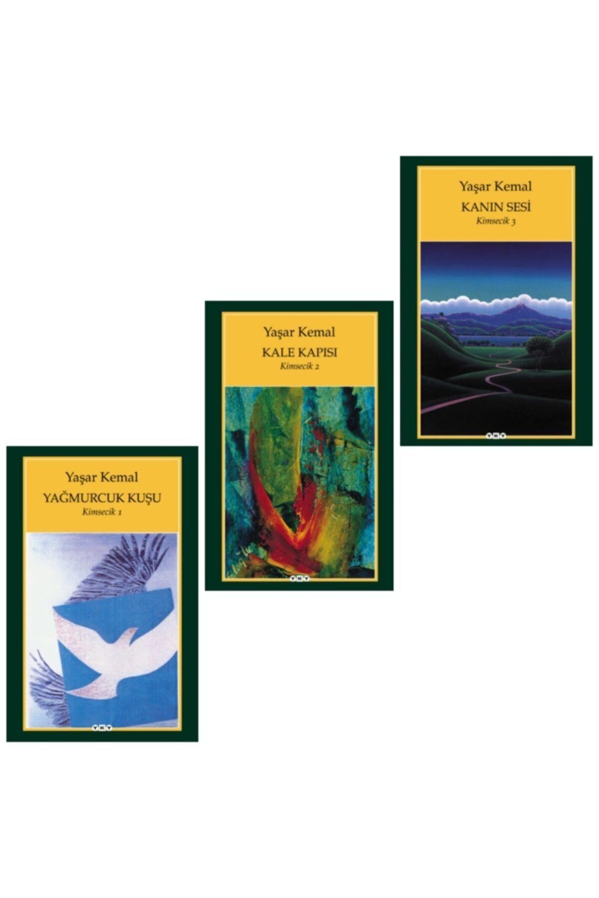 Yapı Kredi Yayınları Yağmurcuk Kuşu - Kanın Sesi - Kale Kapısı, Yaşar Kemal, Kimsecik Serisi 3 Kitap