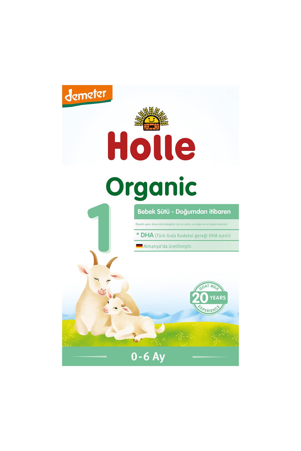 Holle Organik 1 Keçi Sütü Bebek Formülü 400 gr NO COLOR 1