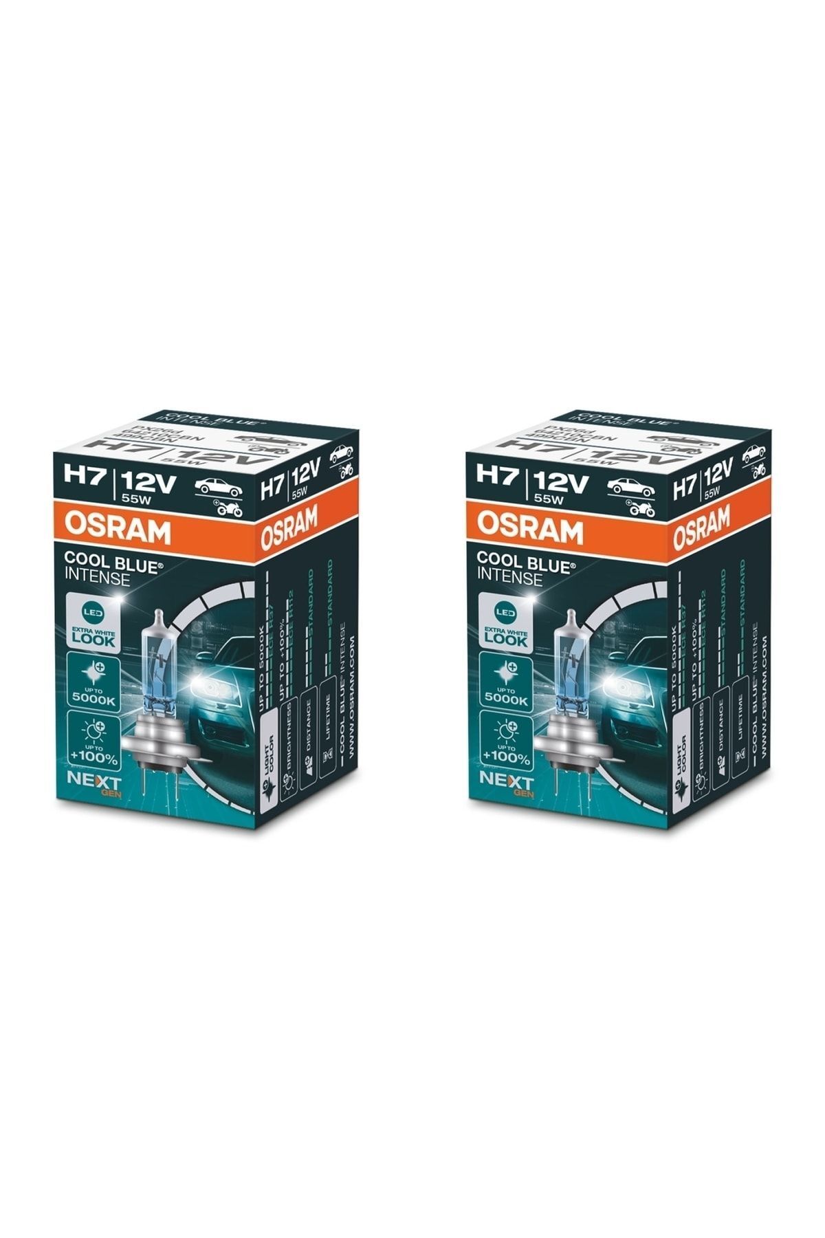 Osram H7 Cool Blue Intense Next Gen 5000k Beyaz Işık (2 Adet) Fiyatı ...