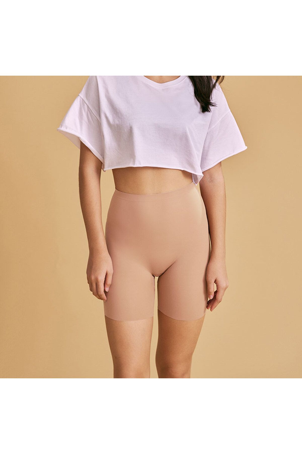 Choice-Hot Sale High Waist Women Long Leg Girdle Panty Comfortable Seamless Long Panties Tummy Tight Sea... 7