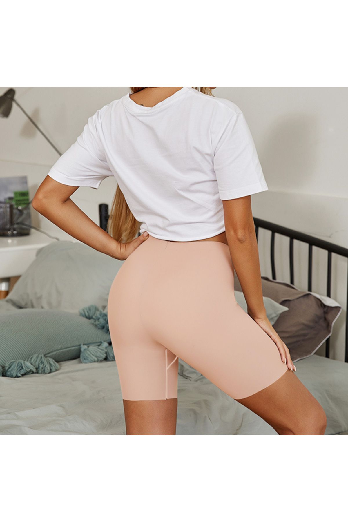Choice-Hot Sale High Waist Women Long Leg Girdle Panty Comfortable Seamless Long Panties Tummy Tight Sea... 3