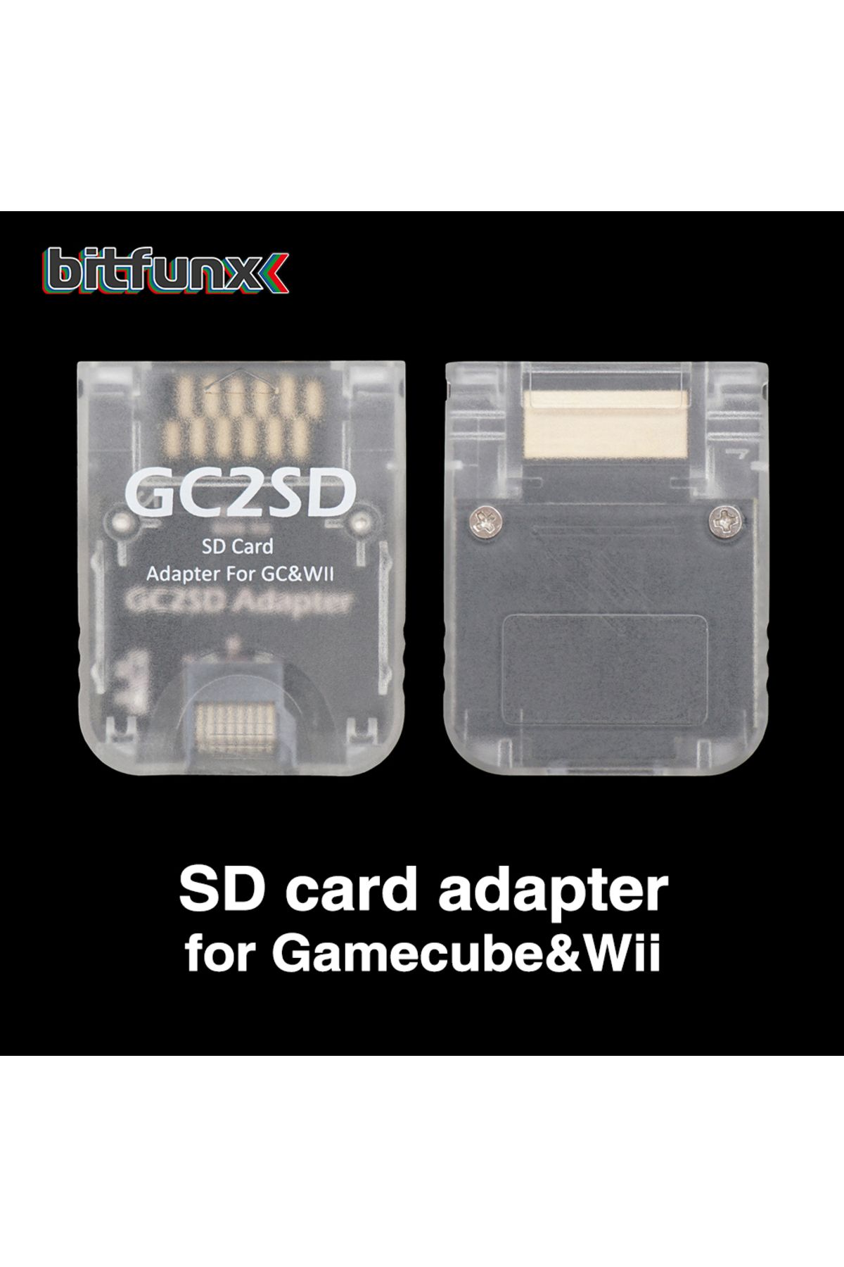 Choice-Bitfunx Gc2sd Micro Sd Card Adapter For Ngc Swiss Gc Loader For Nintendo Gamecube Wii Console 2