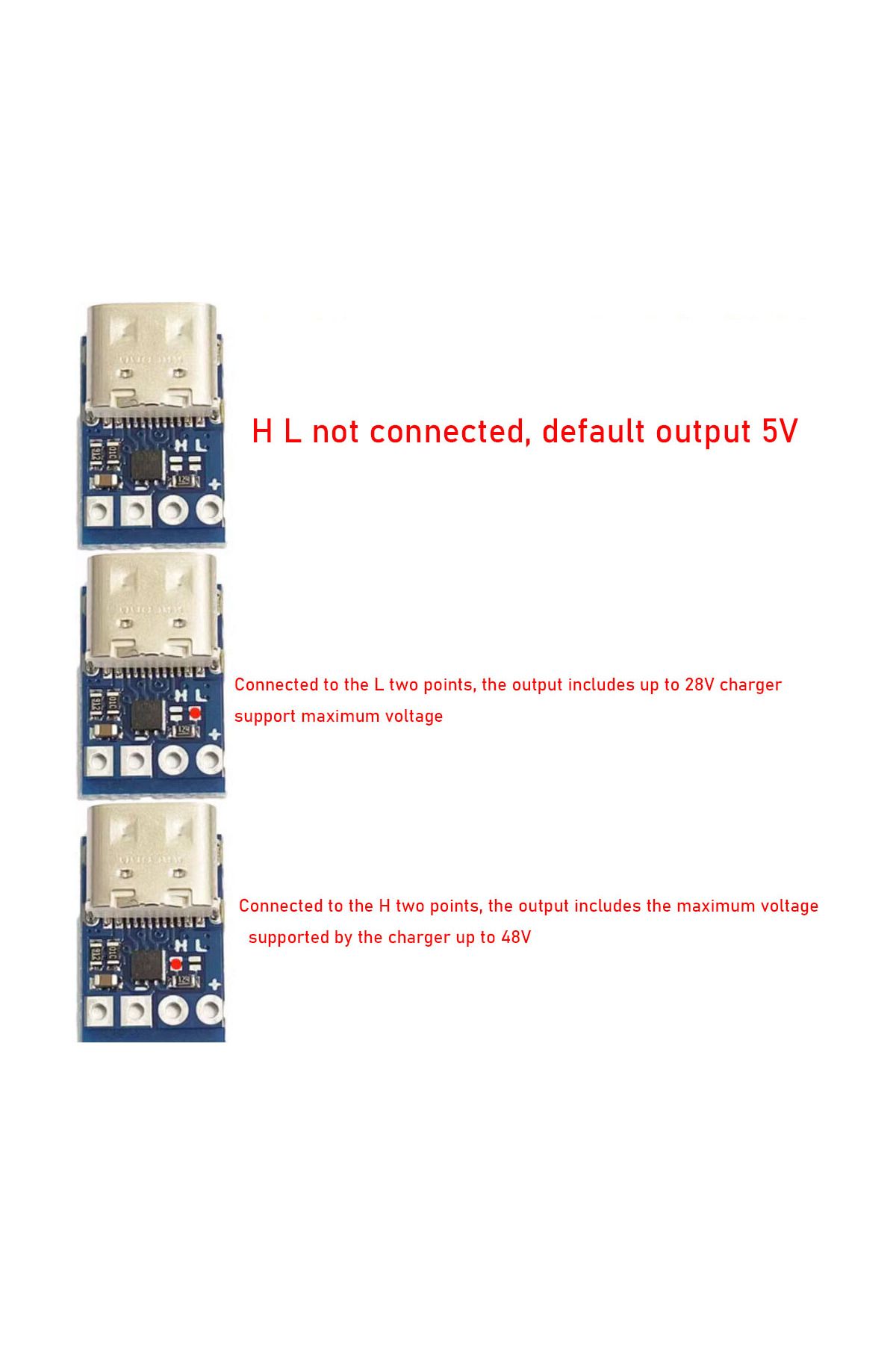 Choice-140W 5A USB TYPE-C PD Decoy PD3.1 Triggers 5V 28V 48V Notebook Power Supply PD TO DC Adapter DATA... 3