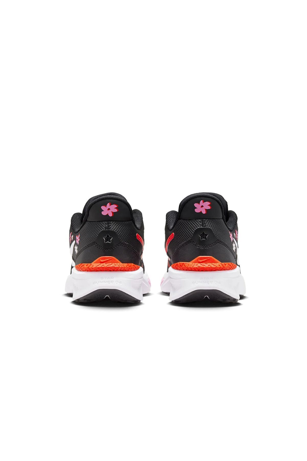 کفش دو و تمرین مشکی دخترانه پسرانه بچگانه Star Runner 4 Nn Se Children Road رانینگ دویدن Nike