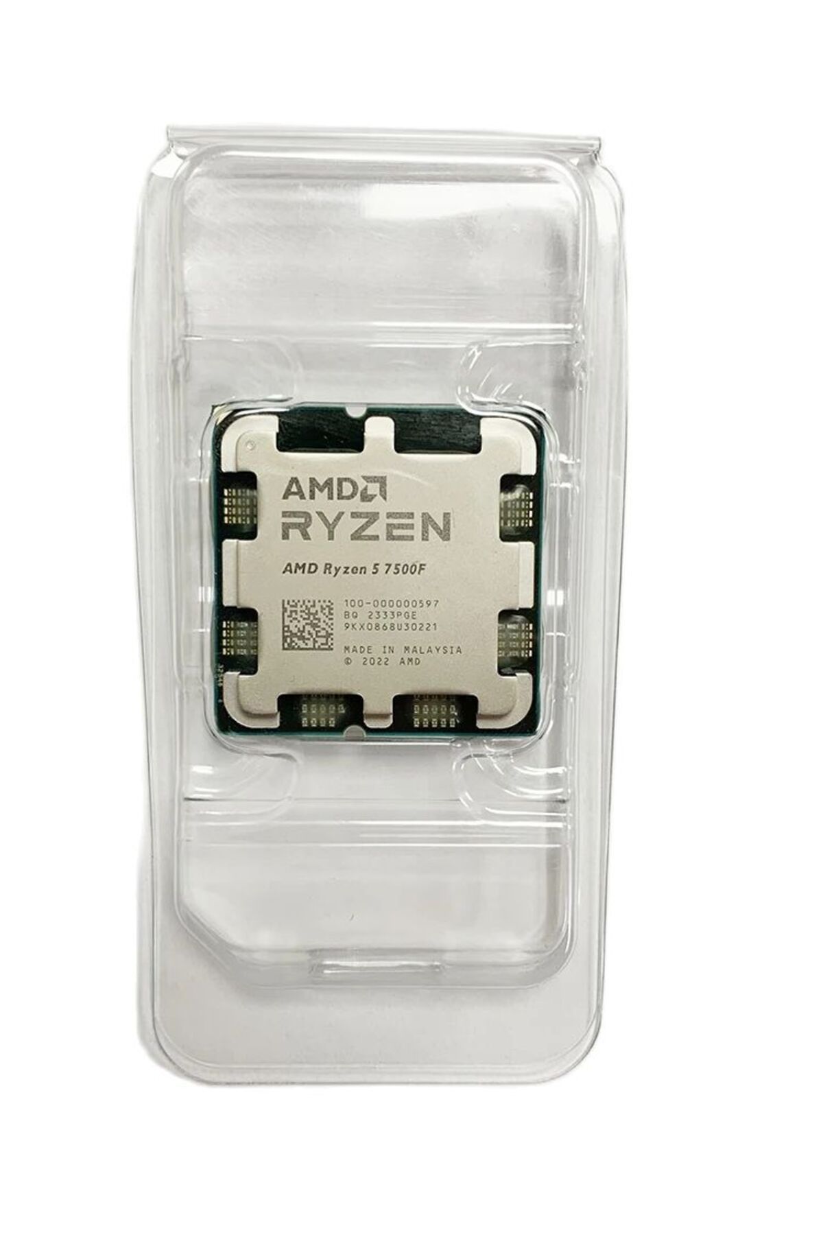 Amd-معالج وحدة المعالجة المركزية AMD Ryzen 5 7500F R5 7500F 3.7 جيجا هرتز 6-Core 12-Thread 5NM L3=32M 100-000000597 Soc... 5