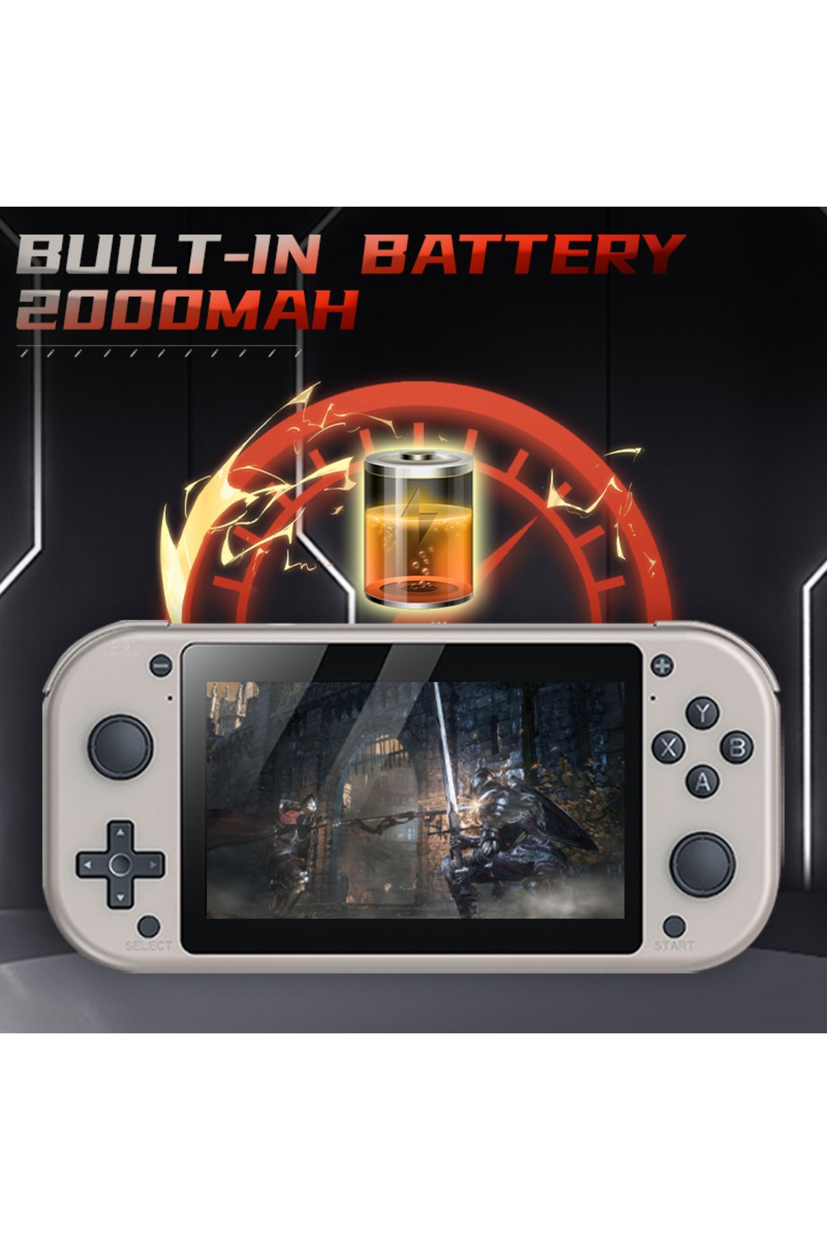 VILCORN-M17 Retro Handheld Video Game Console - Open Source Linux, 4.3 Inch IPS Screen Portable Pocket Computer 6