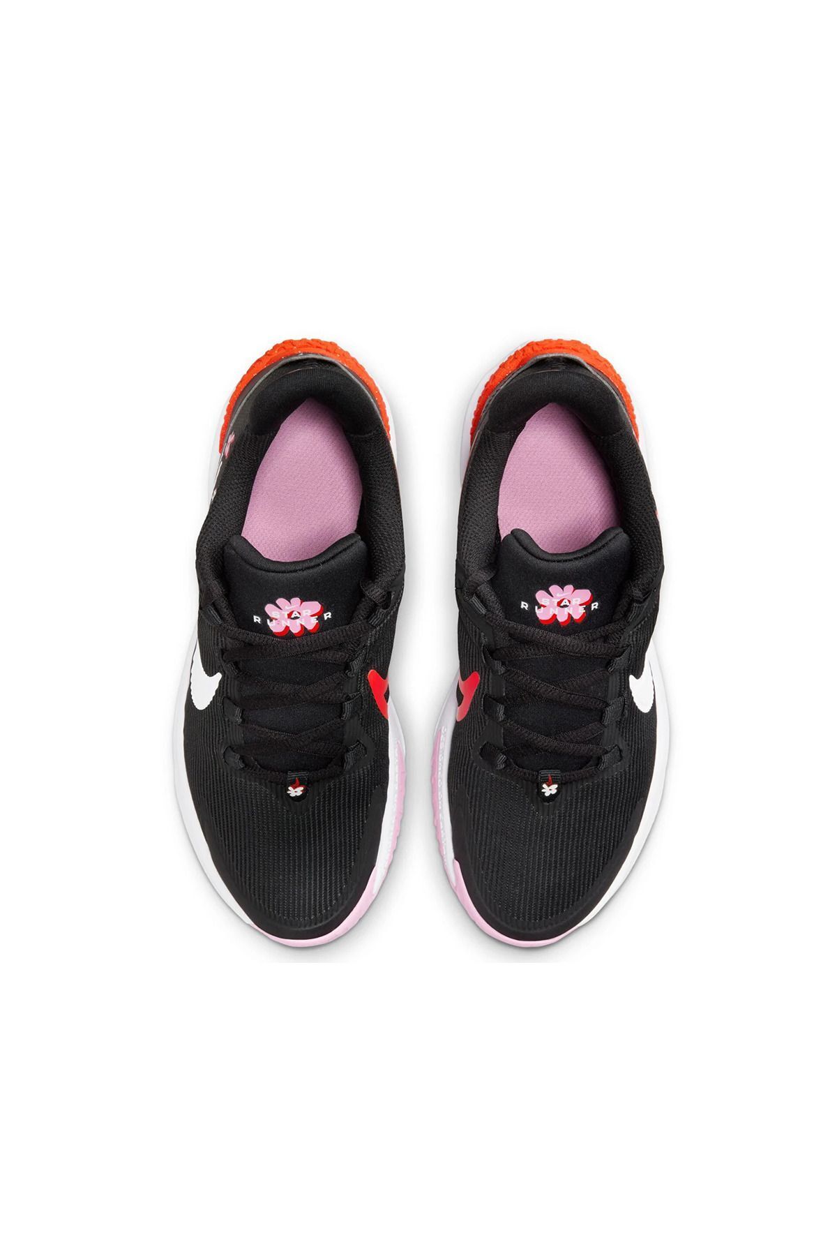 کفش دو و تمرین مشکی دخترانه پسرانه بچگانه Star Runner 4 Nn Se Children Road رانینگ دویدن Nike