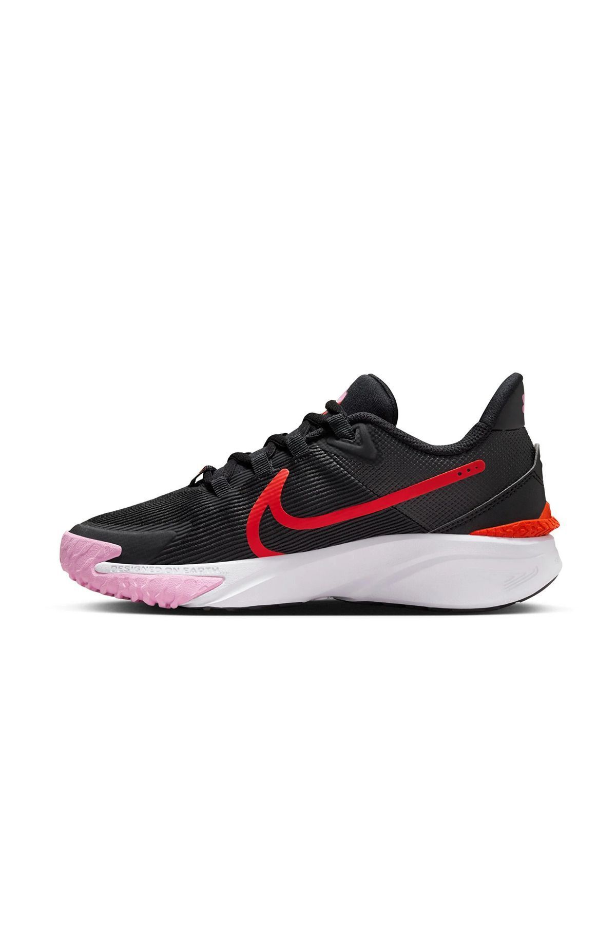 کفش دو و تمرین مشکی دخترانه پسرانه بچگانه Star Runner 4 Nn Se Children Road رانینگ دویدن Nike