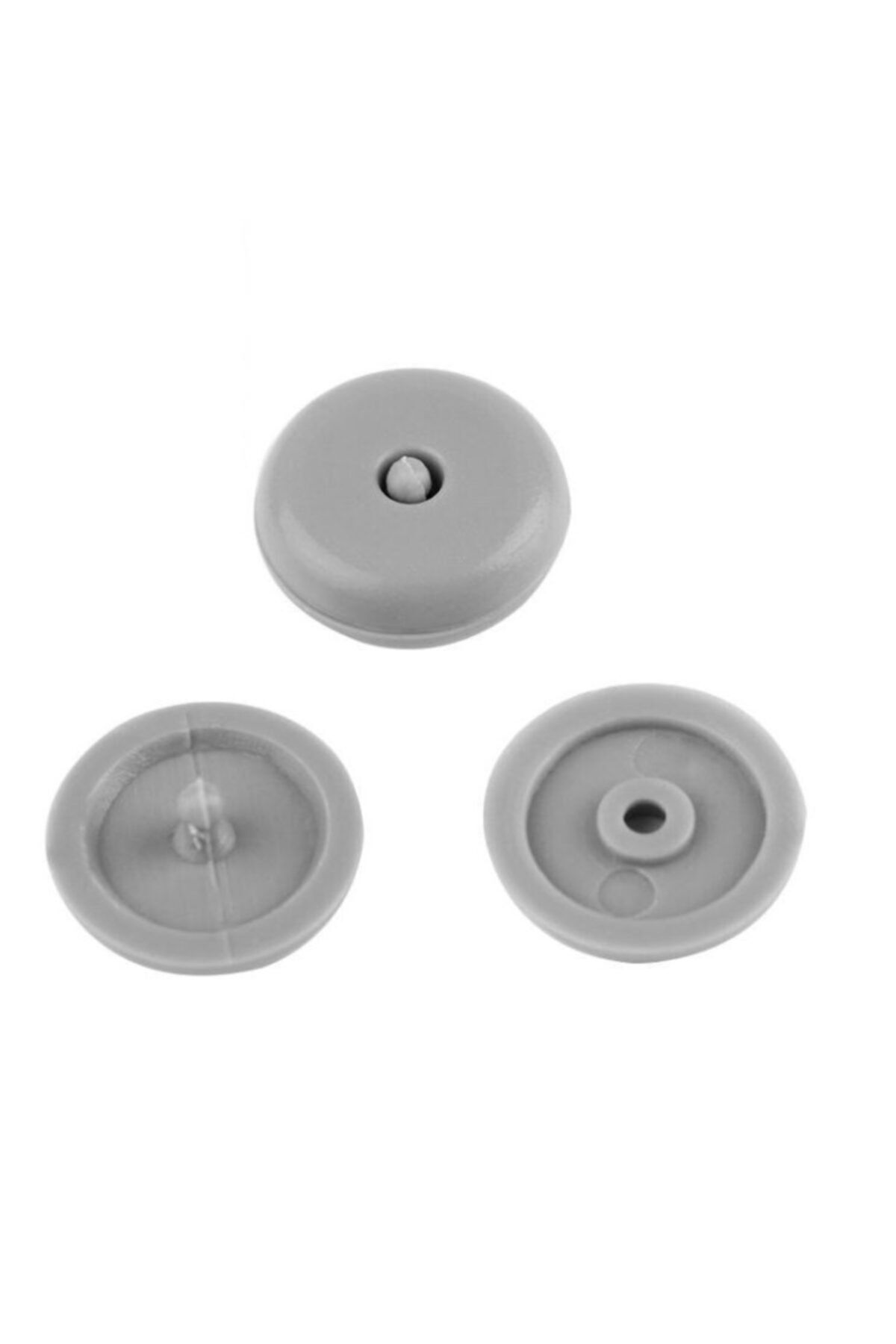 EmAyCenter 1 Adet Gri Renk Emniyet Kemeri Klipsi Düğmesi