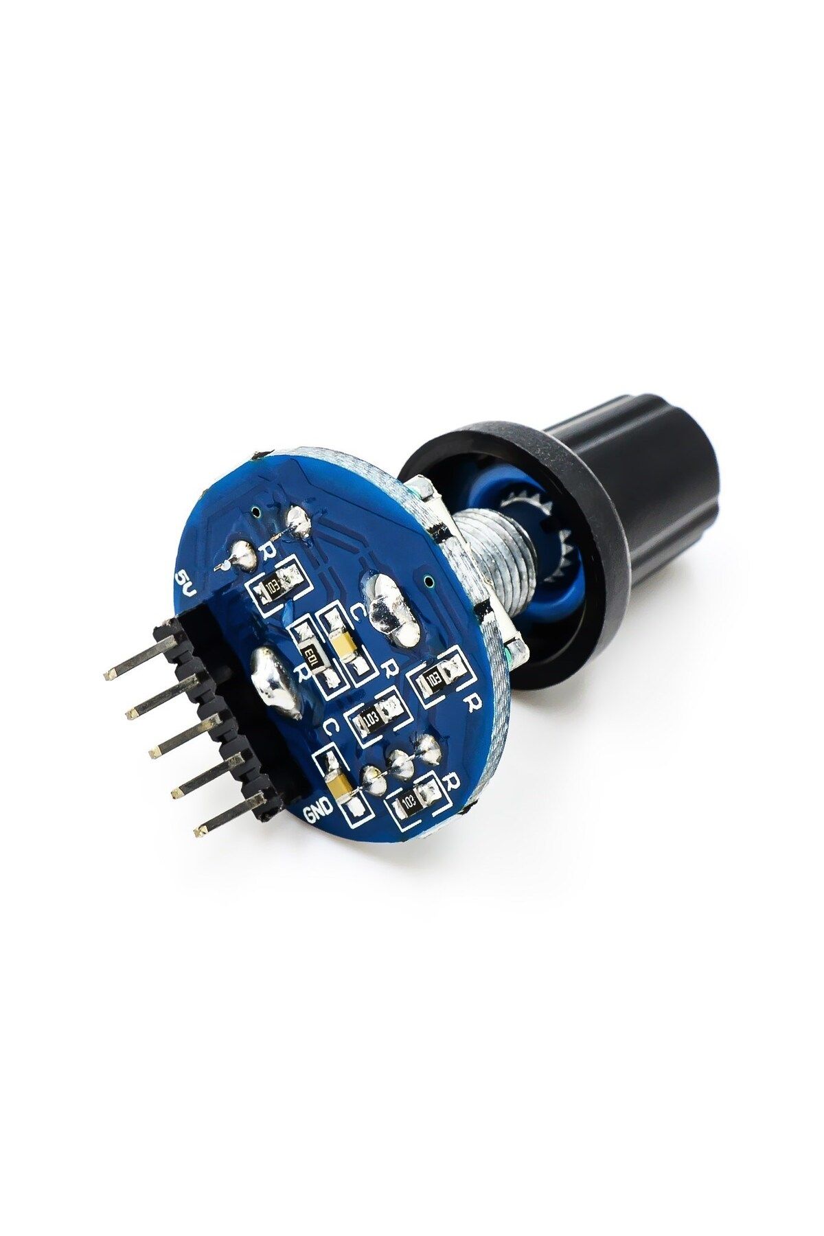 Choice-360 Degrees Rotary Encoder Module Potentiometer Analog Knob for Arduino KY-040 RV09 EC11 Cap 5