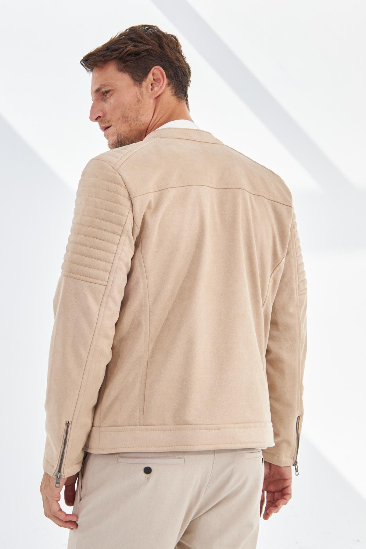 ژاکت مردانه خاکستری Delpino | 2145 اورجینال - تصویر 8