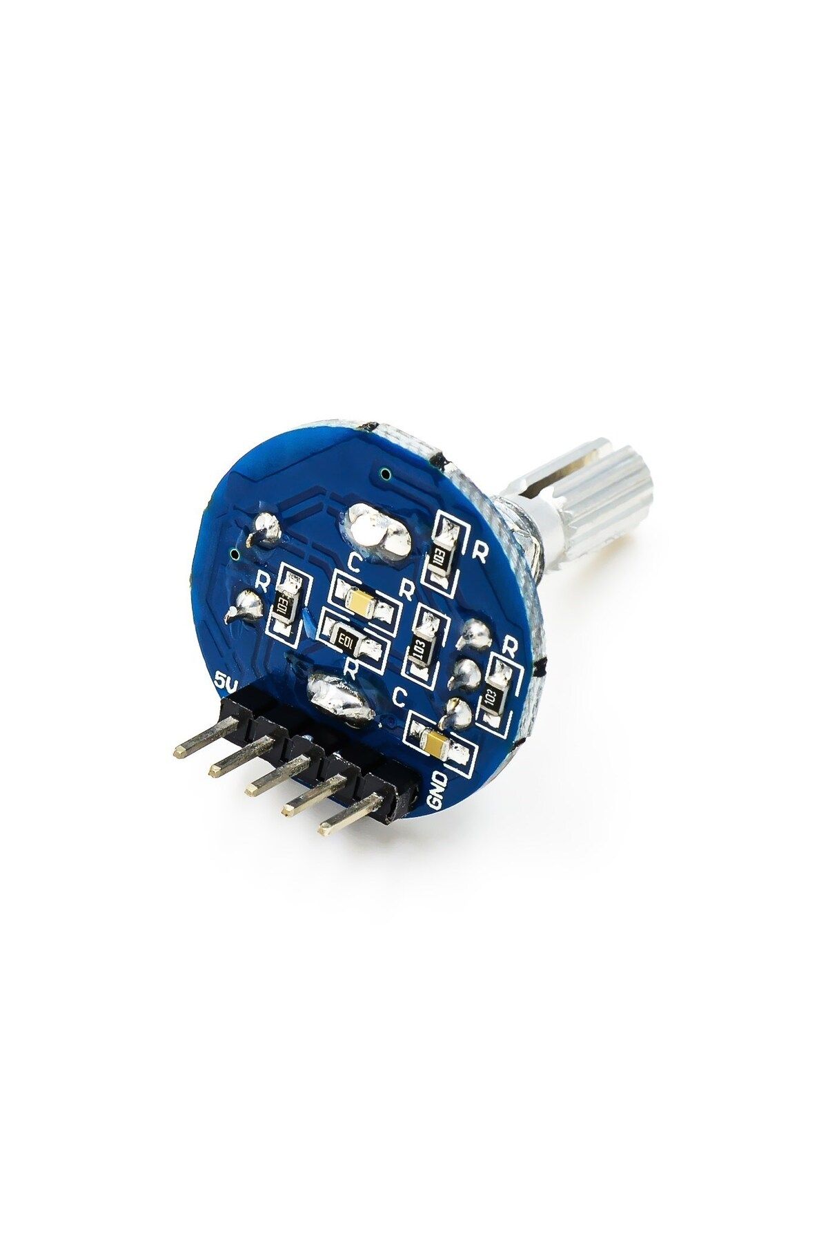 Choice-360 Degrees Rotary Encoder Module Potentiometer Analog Knob for Arduino KY-040 RV09 EC11 Cap 4