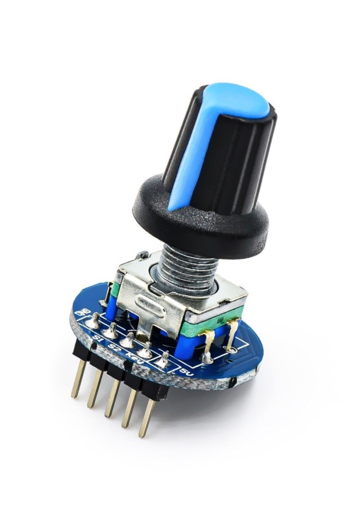 Choice-360 Degrees Rotary Encoder Module Potentiometer Analog Knob for Arduino KY-040 RV09 EC11 Cap 7