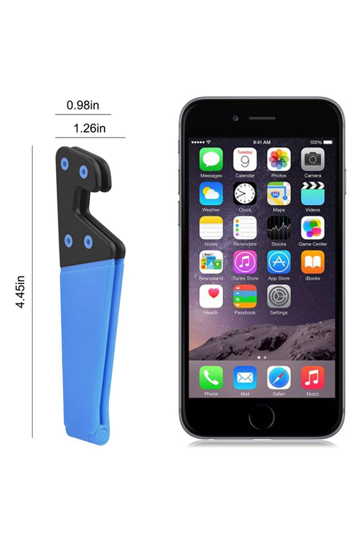 Choice-V-Shaped Universal Foldable Mobile Cell Phone Stand Holder For Smartphone Tablet Adjustable Suppo... 3