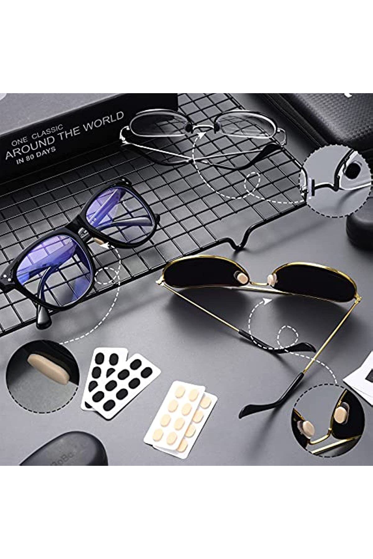 Choice-32 Pairs OOLVS Soft Foam Nose Pads Self Adhesive Non-Slip Eyeglass Nose Pads, Thin Nosepads for E... 7