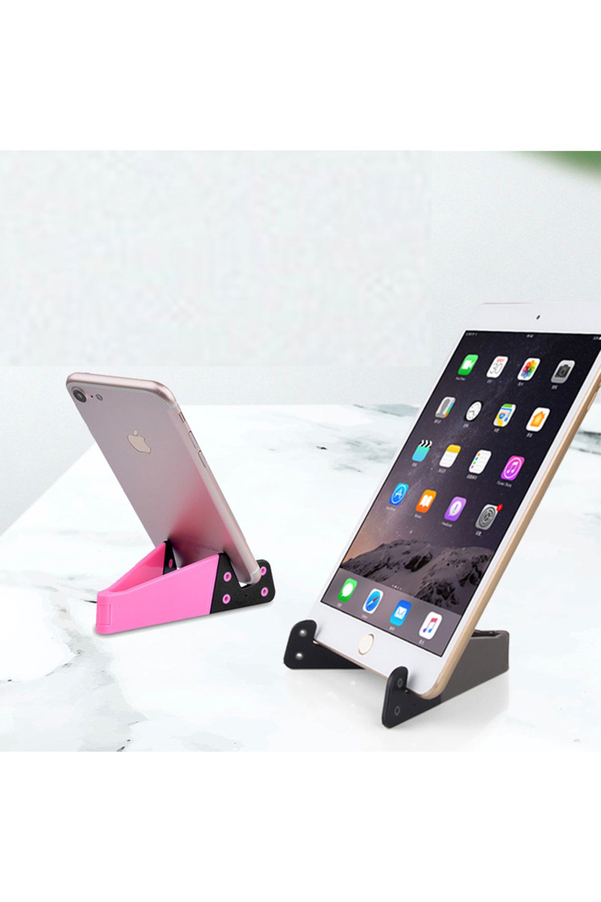 Choice-V-Shaped Universal Foldable Mobile Cell Phone Stand Holder For Smartphone Tablet Adjustable Suppo... 5