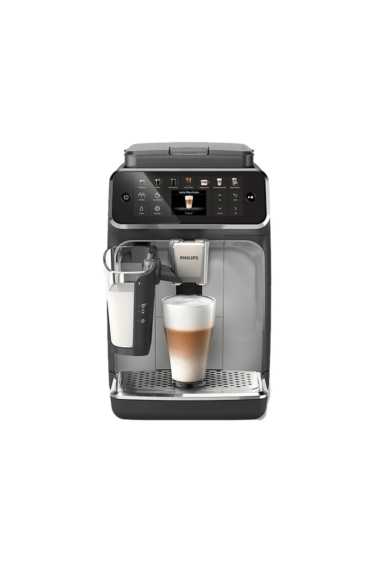 Philips EP4446/70 Tam Otomatik Espresso Makinesi Krom Siyah