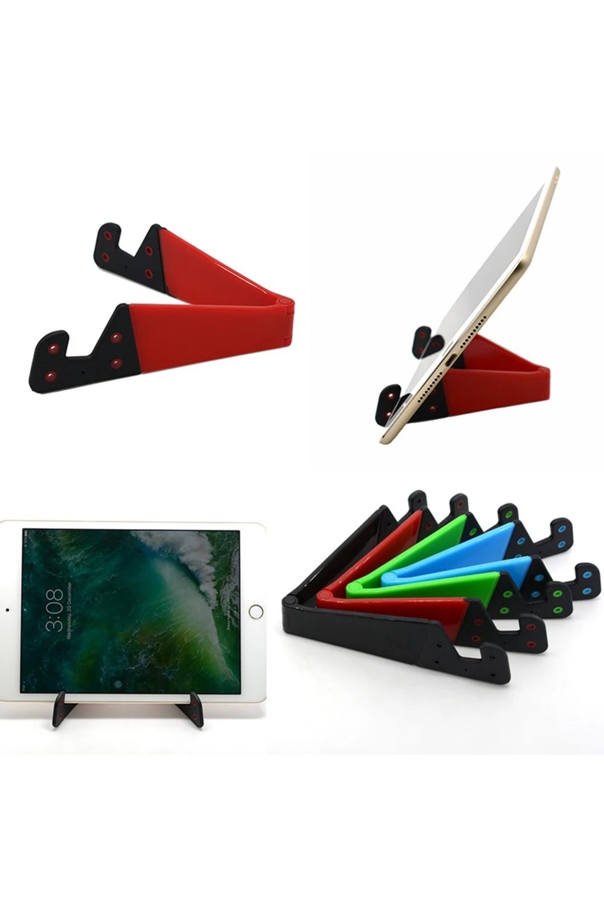 Choice-V-Shaped Universal Foldable Mobile Cell Phone Stand Holder For Smartphone Tablet Adjustable Suppo... 8