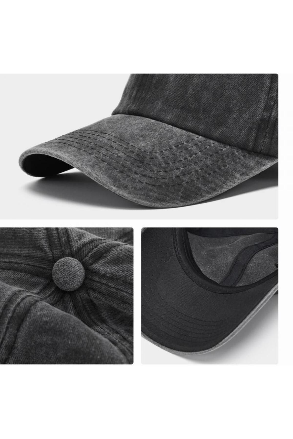 Choice-Baseball Cap Washed Cotton Men Women Snapback Hat Vintage Hip Hop Caps Solid Color Dad Hat Bone C... 3