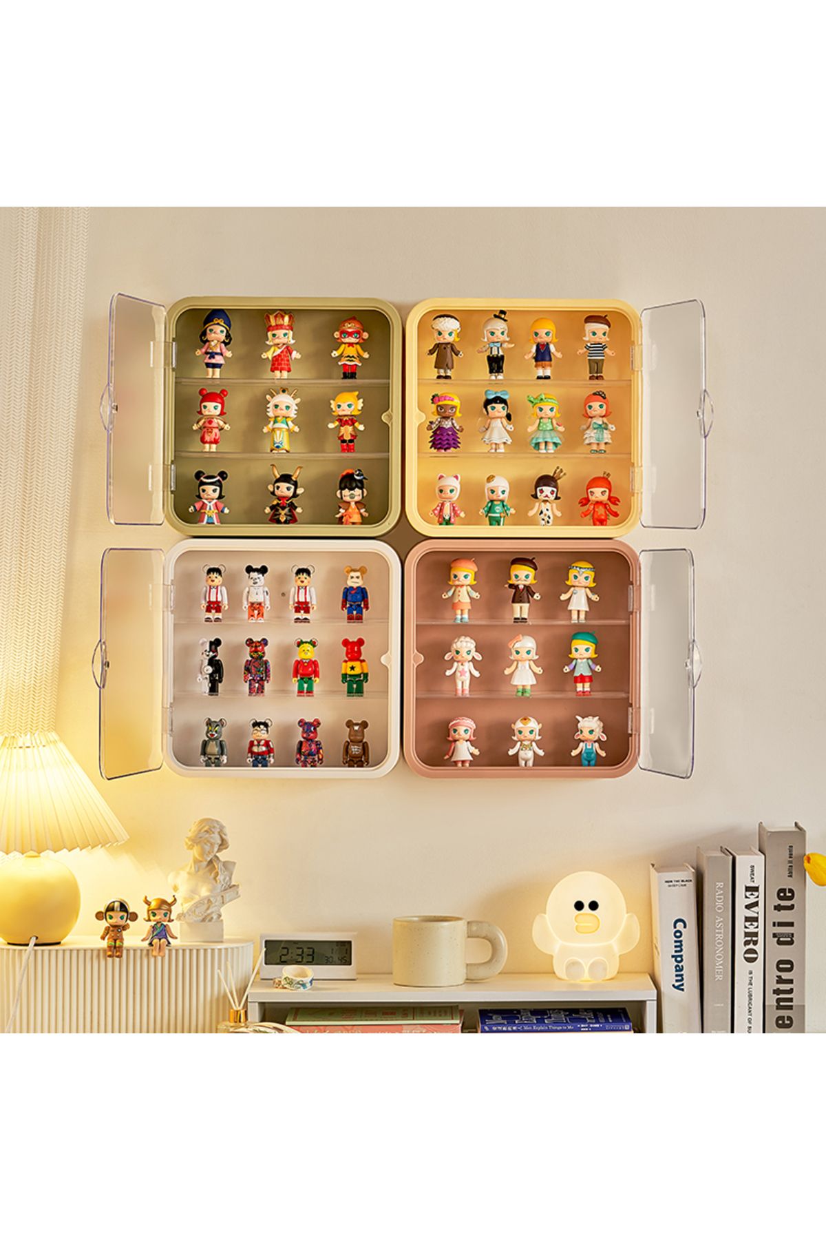 Choice-Wall Mounted Storage Box For Figures Showcase Clear Acrylic Blind Box Display Case Figures Stand ... 5