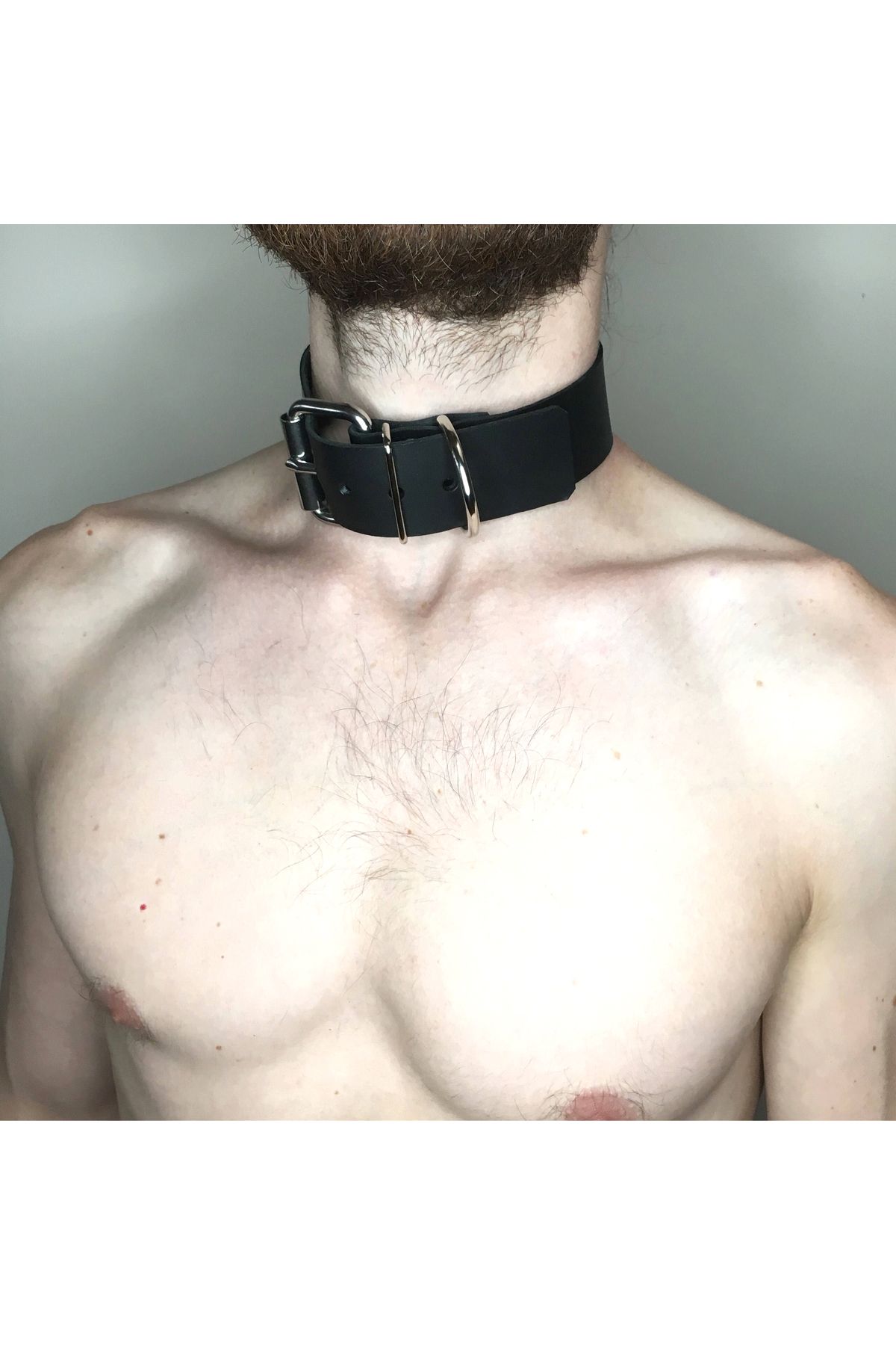 Choice-Harajuku Gothic Punk Bdsm Collar Choker Neck Arm Bondage Pu Leather Belts For Men Gay Erotic Sexu... 3