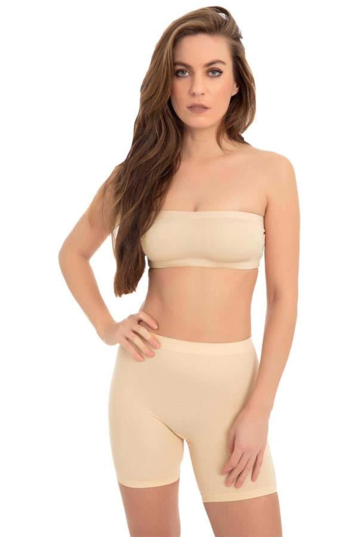 Cottonhill-Premium - Women's Skin Ultra-Comfortable Seamless High Waist Long Leg Boxer 3