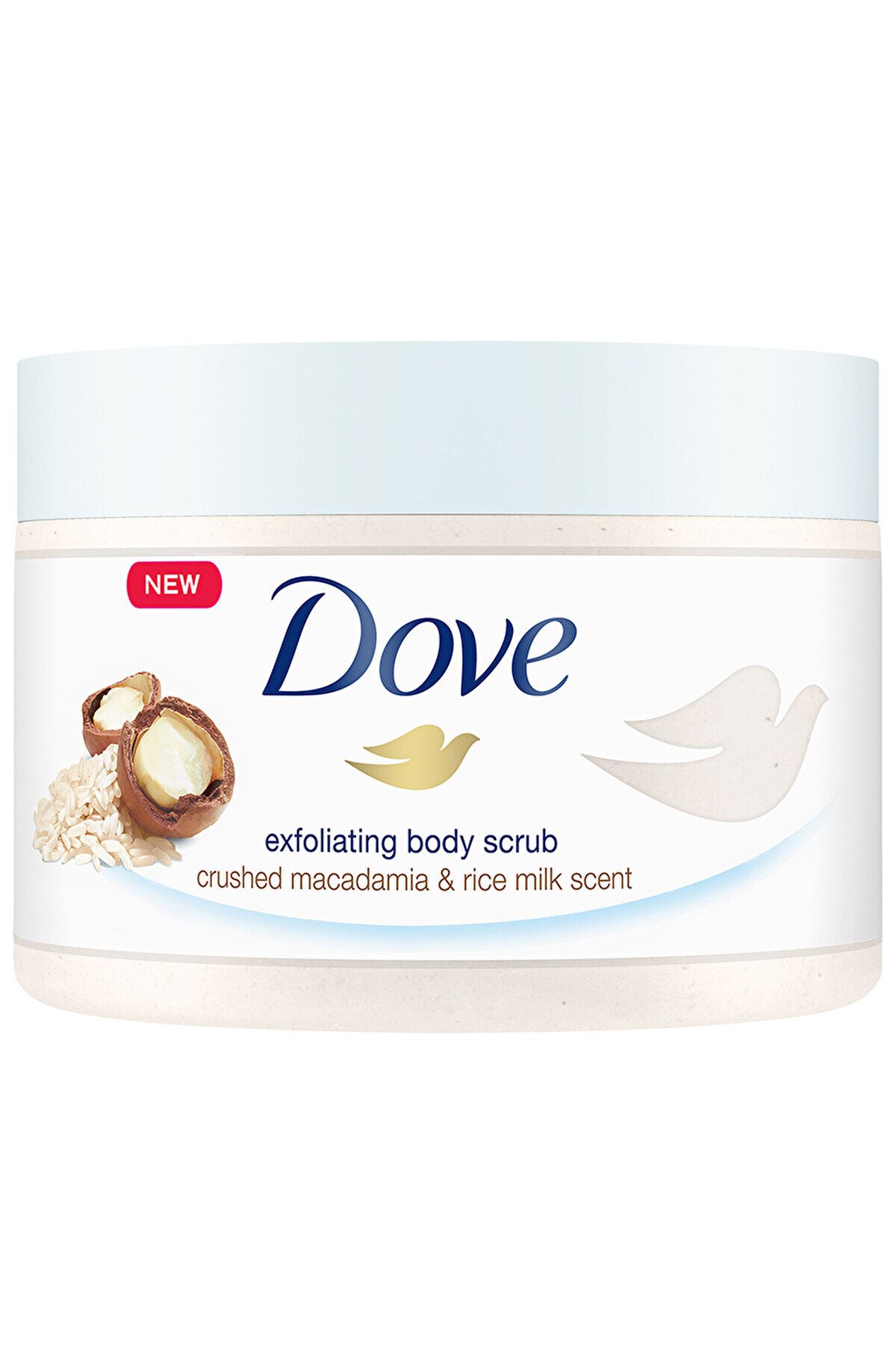 Vücut Peelingi Macademia Fındığı & Pirinç Sütü 225 ml