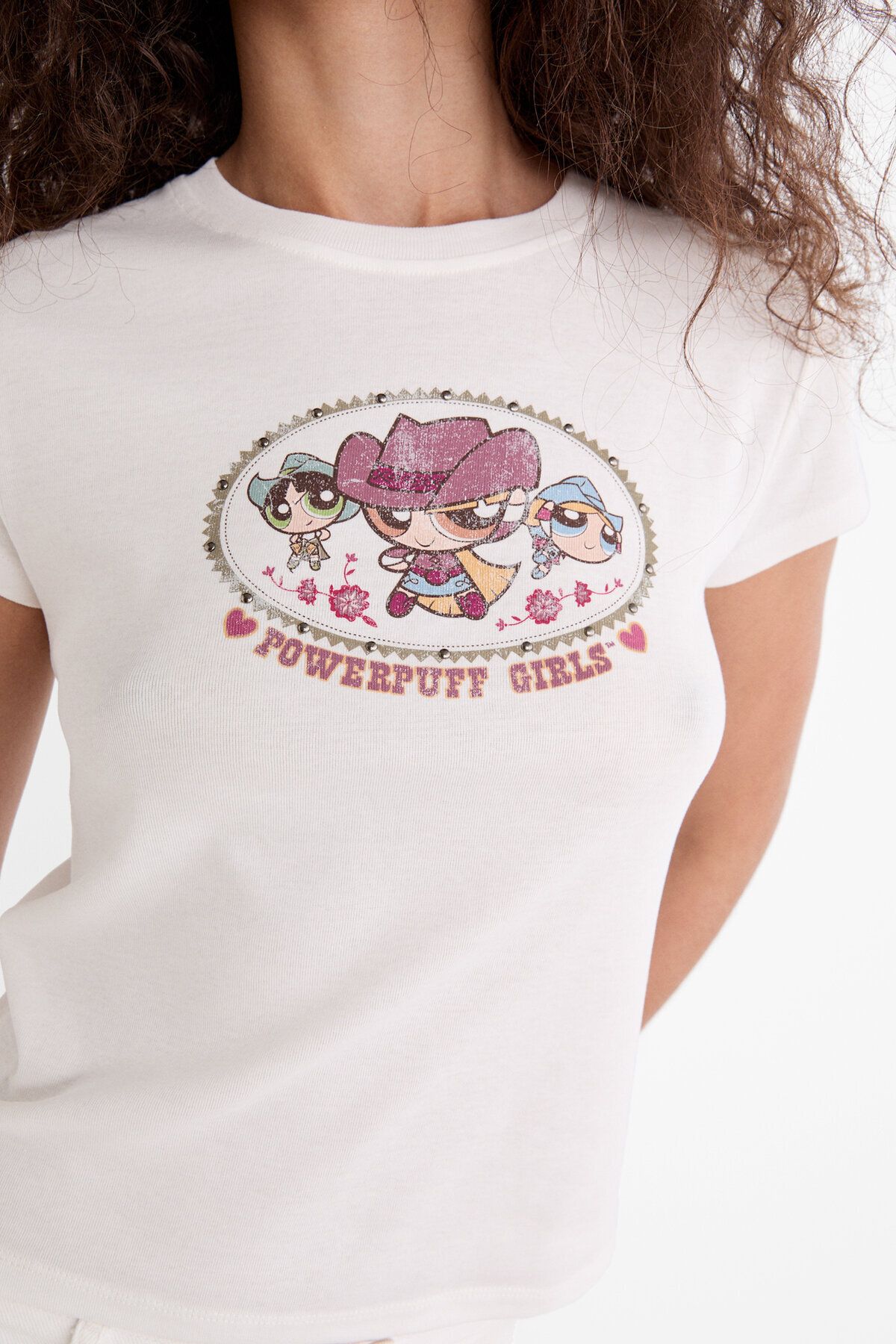 Stradivarius Powerpuff Girls bask l t shirt Fiyat Yorumlar Trendyol