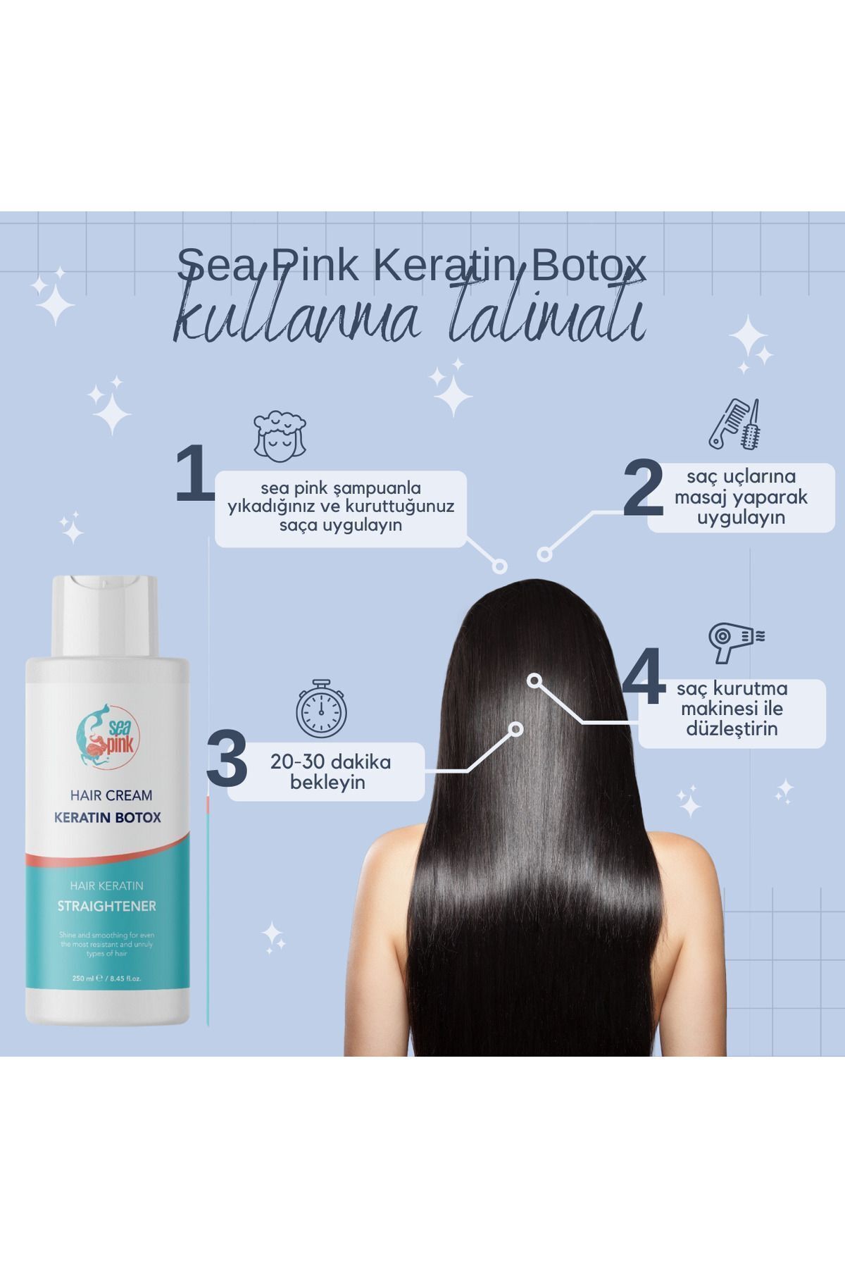 Hızlı Onarım Güçlü Içerik Yıpranmış Saçlar Için Keratin Botox — keratin botox — تصویر 4 از 5