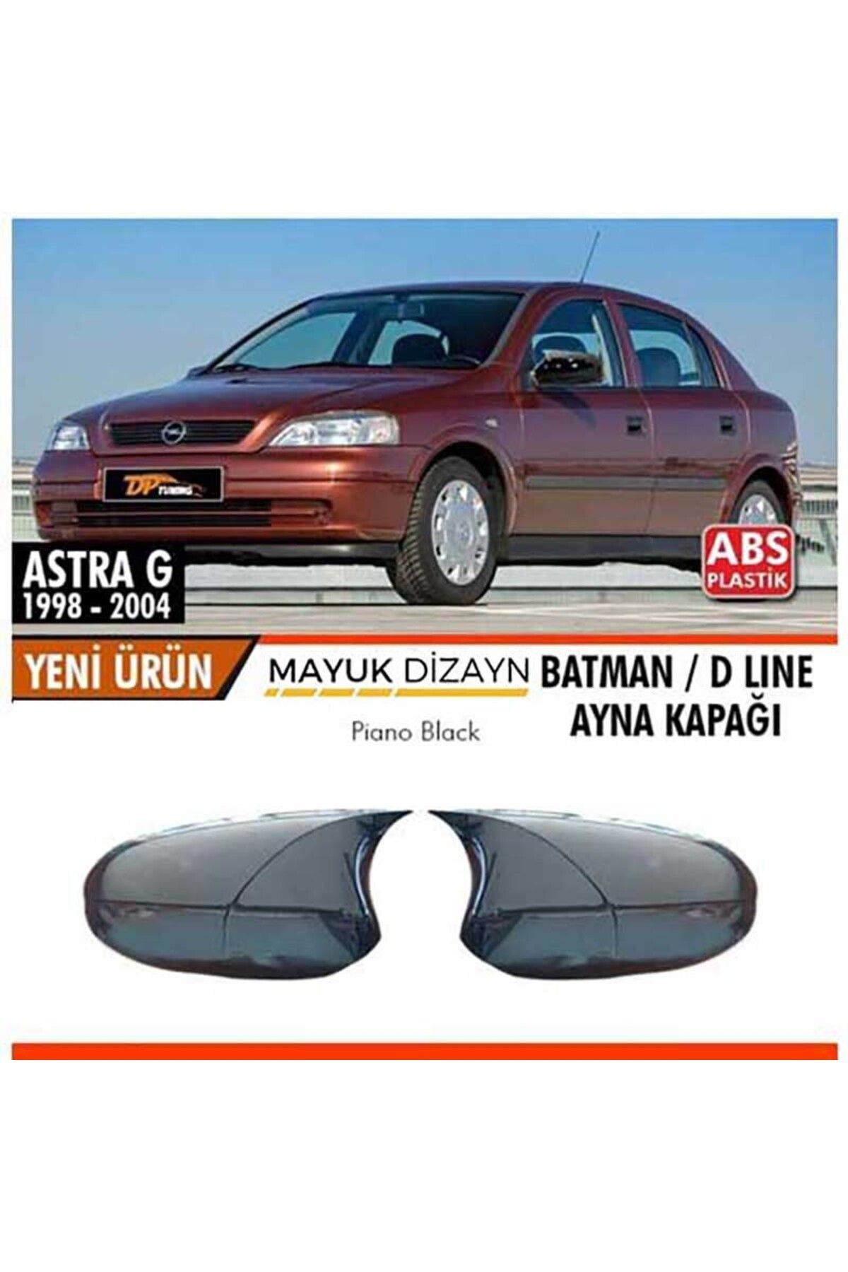 Mayuk Dizayn Opel Astra G (1998-2004) Uyumlu Batman Yarasa Ayna Kapağı Ve Montaj Bandı ----