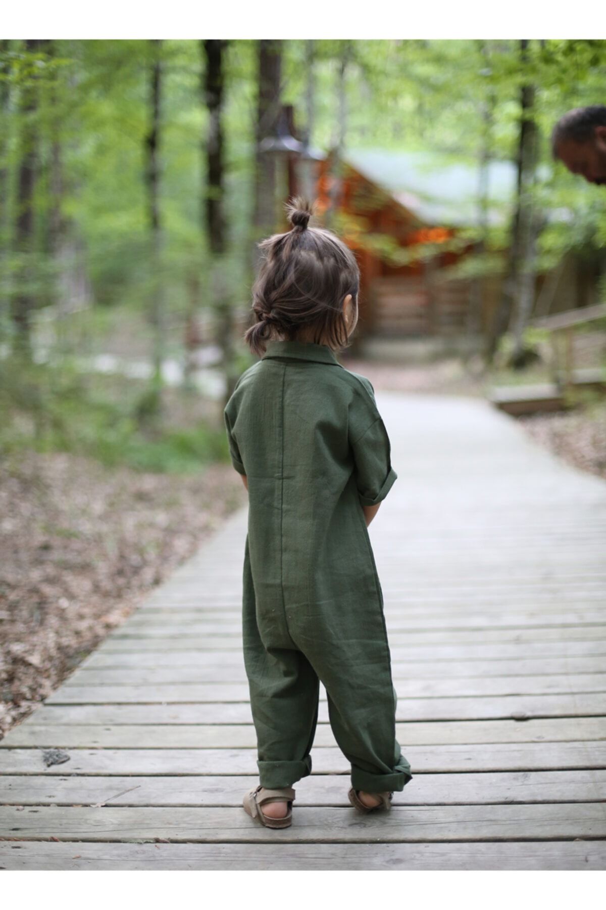 Kids 2025 green jumpsuit