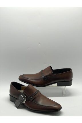 Hakiki Deri Erkek Kahverengi Klasik Ayakkabı GZLfadomen11