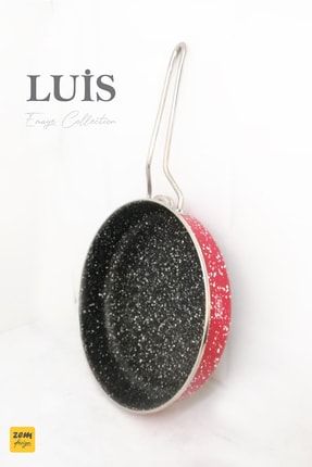 Luis Emaye - Granit 26 Cm Tava Kırmızı ZEM4427560GGg