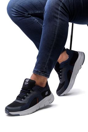 Lacivert Buz Unisex Ortopedik Spor Sneaker Ayakkabı Frz.2188