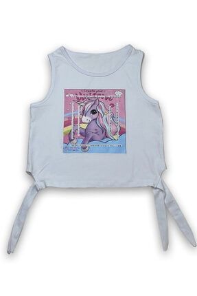 Kız Çocuk T-shirt Unicorn Baskılı 3-7 Yaş LMMUNICO