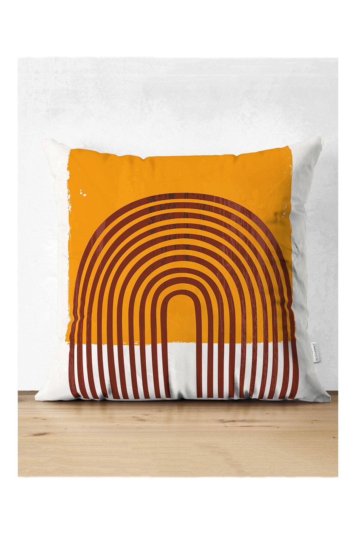 Realhomes Perna Din Piele Întoarsă Cu Desen Imprimat Digital Boho - Husa De Perna - 43 x 43