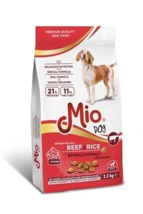 2,5 kg Biftekli ve Pirinçli Yetişkin Köpek Maması Mio Mio 2,5 kg - Biftekli