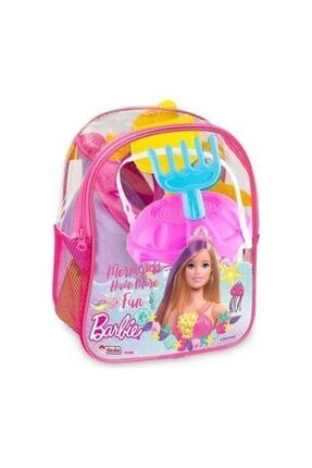 Oyuncak Barbie Resimli Sırt Çantalı Plaj Set 03500 6545.00104