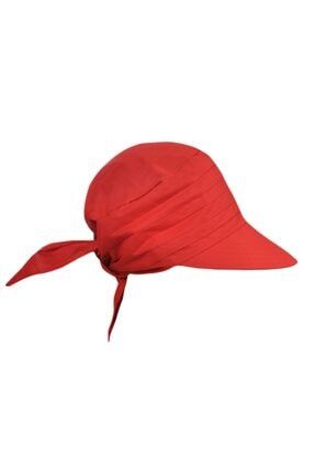 Kırmızı Renk Safari Bandana Şapka bin001645