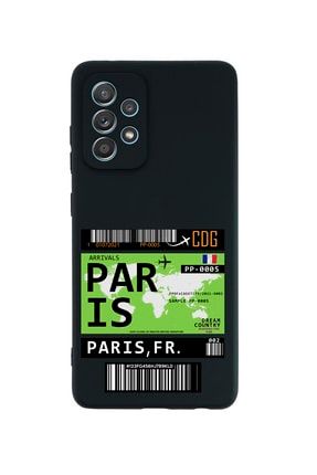 Samsung A52 Paris Premium Silikonlu Siyah Telefon Kılıfı MCSAMA52LPRS