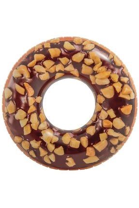 Es56262 Çikolatalı Donut Tasarımlı Havuz & Deniz Simidi Can Simidi 114 Cm. ES56262