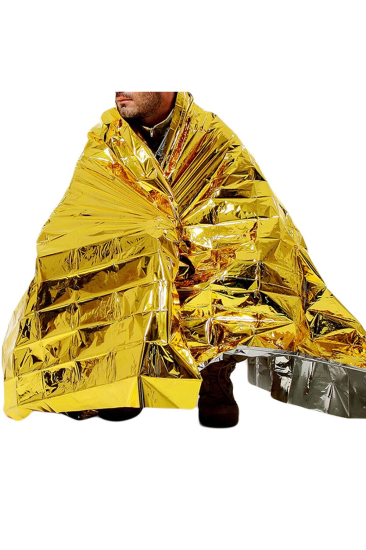 Webdesepet Acil Durum Ilk Yardım Battaniyesi Deprem Survival Termal Battaniye fotoğrafı 7 (önizleme)