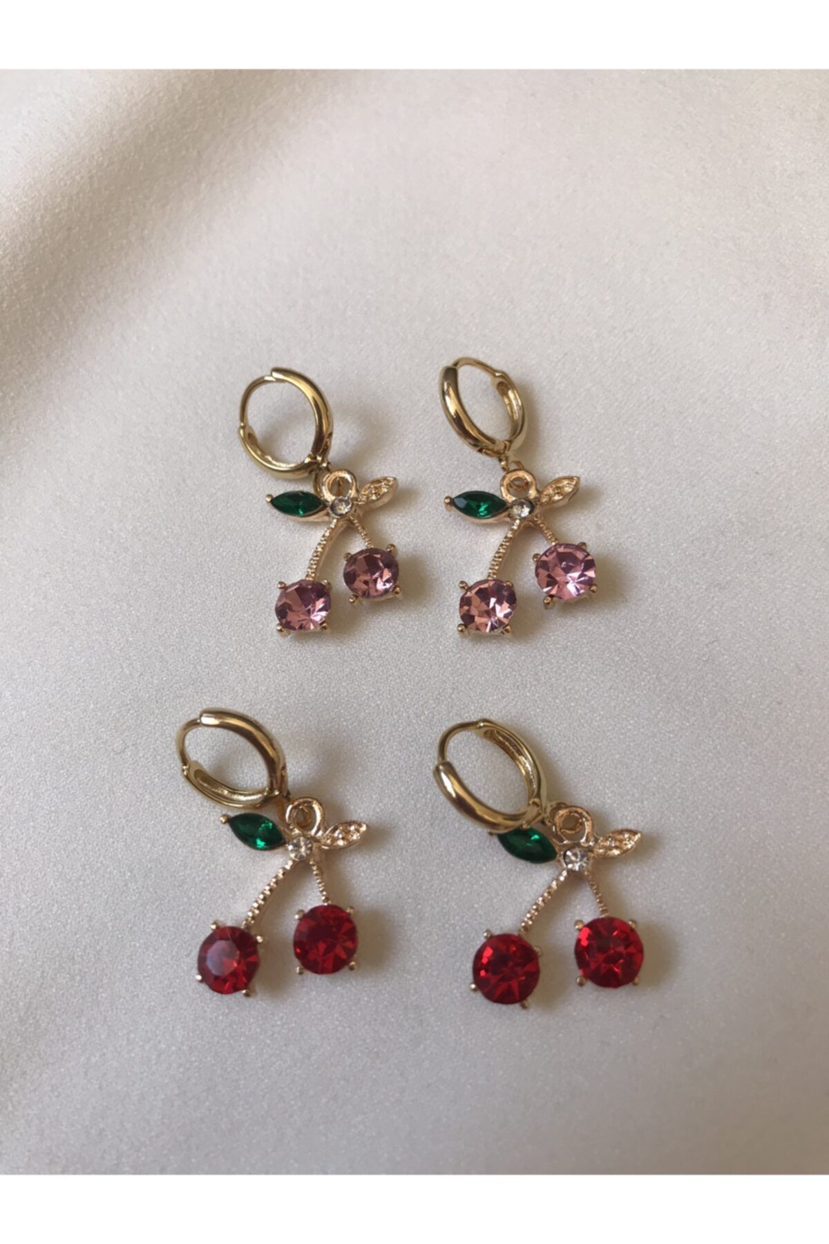 NaturalMyJewellery 1 Pair of Cherry Earrings