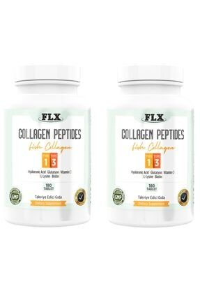 Collagen Fish Peptides Glutatyon Biotin Tip 1-3 Balık Kollajen 180 Tablet x 2 Kutu FFİSH180X2